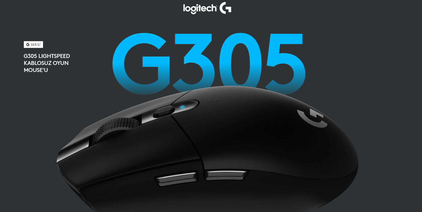 Logitech G305 Lightspeed 16K Mekanik Kablosuz Gaming Mouse 910-005283